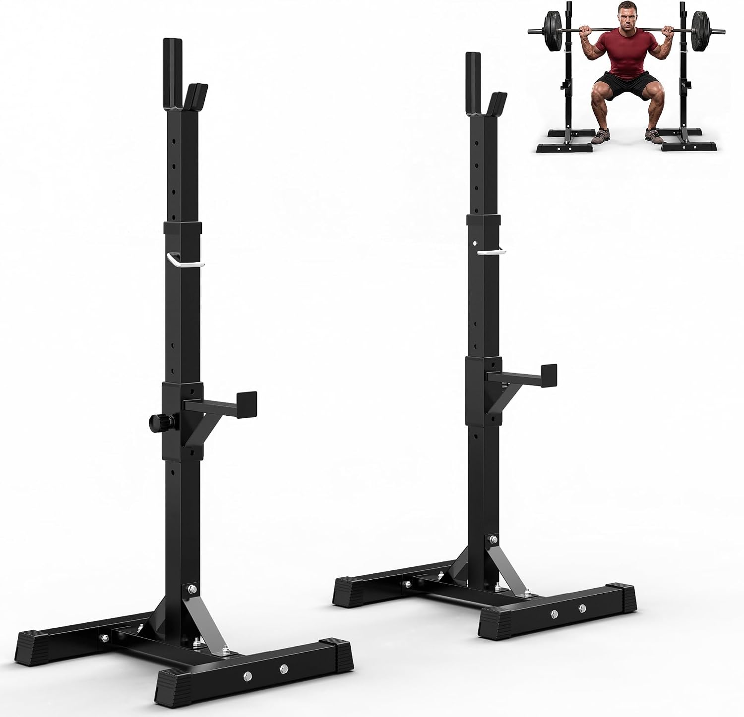 Home Gym Portable - Supports réglables pour rack de squat